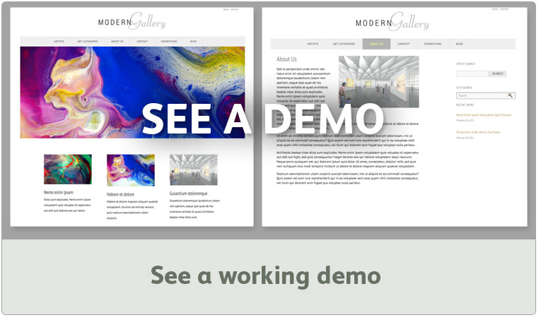 Template demo